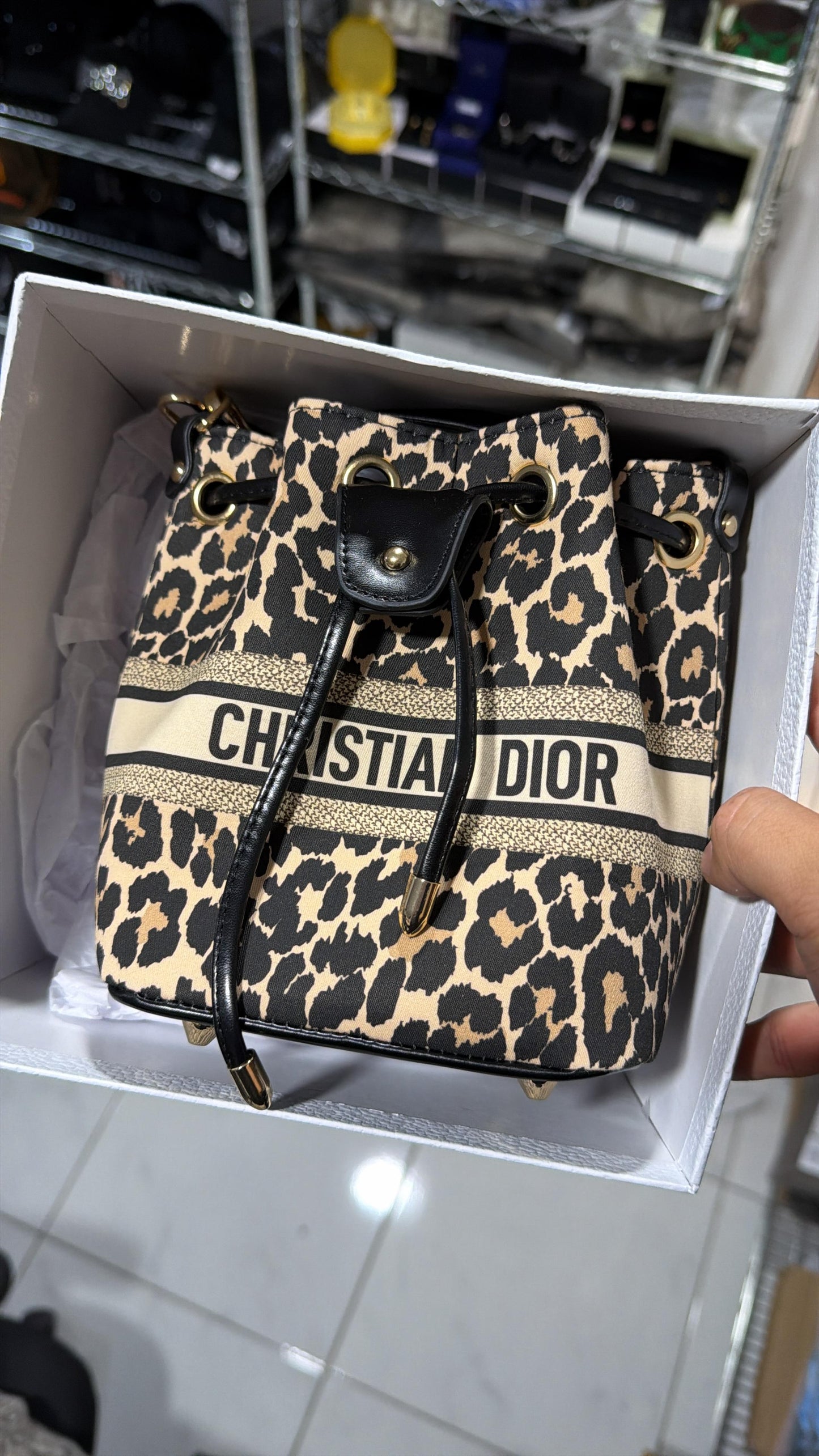 Christian Dior leopard print