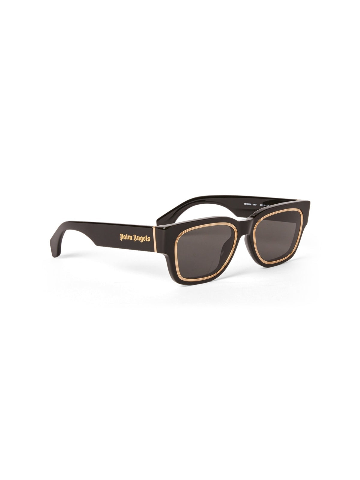 PALM ANGELS - ARCADIA SUNGLASSES BLACK DARK GRAY