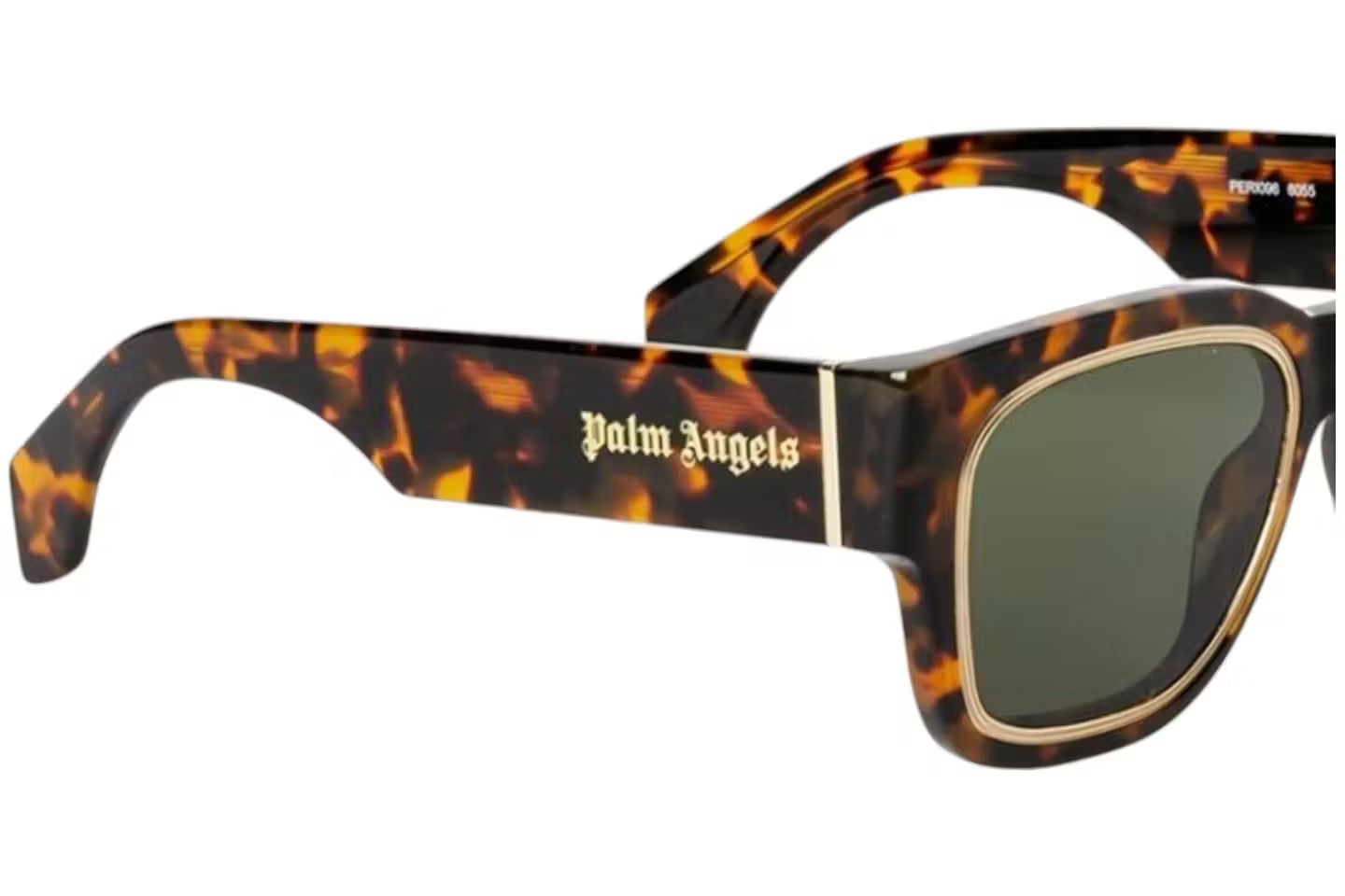 PALM ANGELS - ARCADIA SUNGLASSES HAVANA GREEN