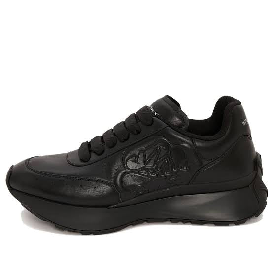ALEXANDER MCQUEEN SPRING RUNNER BLACK