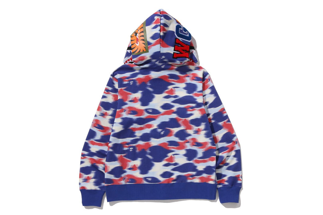 Bathing Ape Screen Camo Shark Full Zip Hoodie