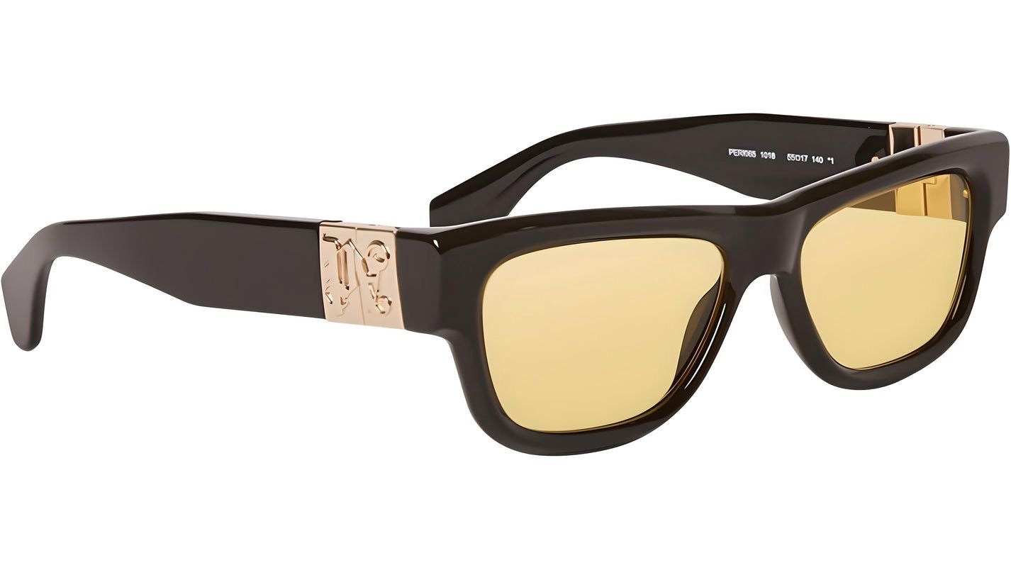 PALM ANGELS - MERRIL SUNGLASSES BLACK YELOW