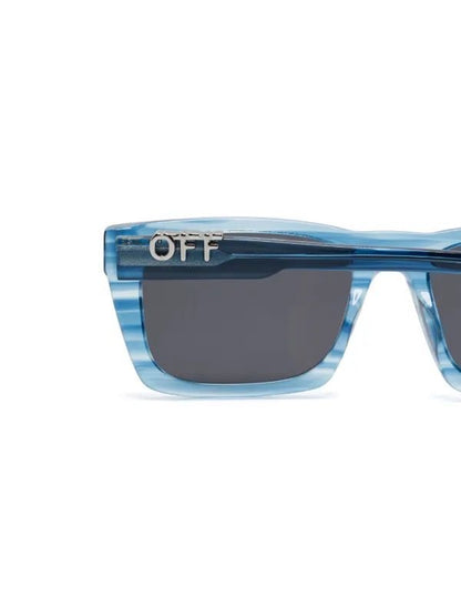 OFF-WHITE - ALBANY SUNGLASSES ATRIPED BLUE BLACK GREY