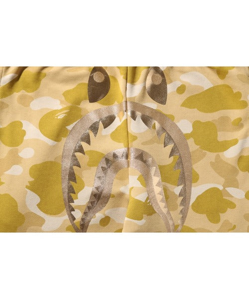 Bape Yellow Camo Shark sweat pants