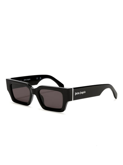 PALM ANGELS - HYDE SUNGLASSES BLACK DARK GREY