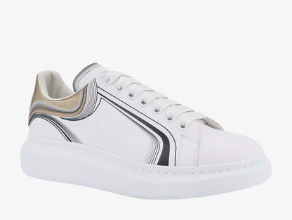 Alexander Mcqueen sneaker LAR./SU.LE./FOOTB.PR color WHITE/VAINILLA/BLK