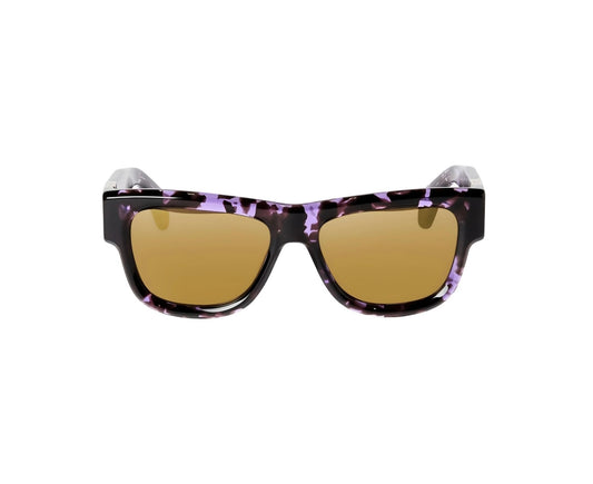 PALM ANGELS - MERRIL SUNGLASSES HAVANA PURPLE MIRROR GOLD