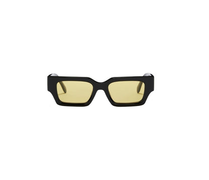 PALM ANGELS - HYDE SUNGLASSES BLACK YELOW