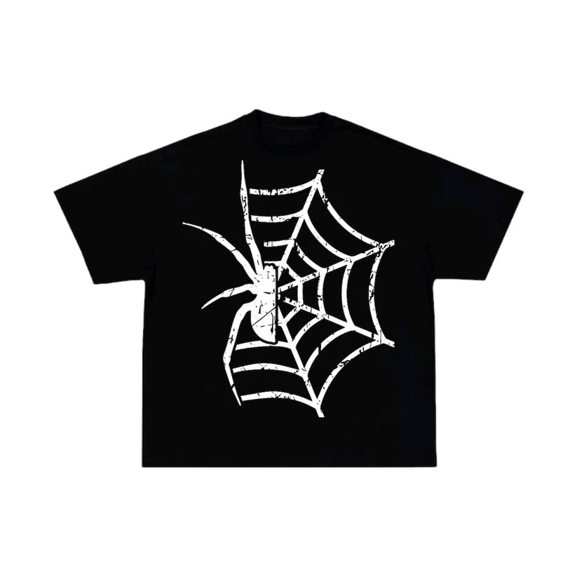 Anymore Spider T-Shirt Negra