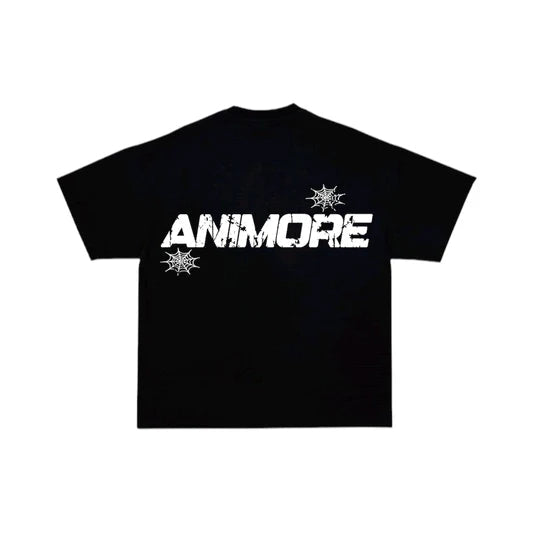 Anymore Spider T-Shirt Negra
