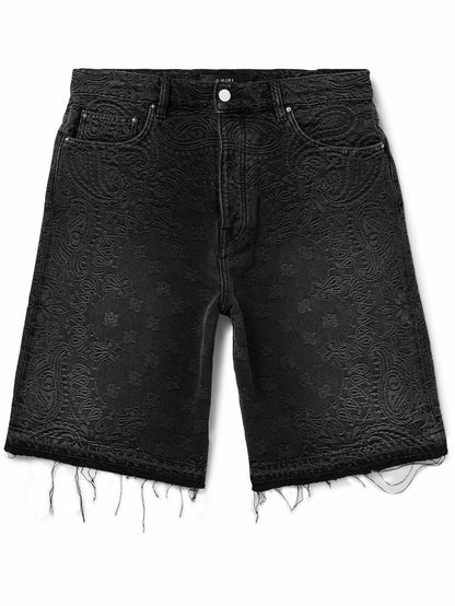 Short Amiri Denim Grey