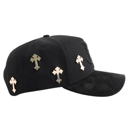 Barbas Hats B Cross 24k Rose Gold