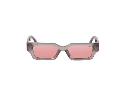 PALM ANGELS - HYDE SUNGLASSES GREY PEACH ORANGE