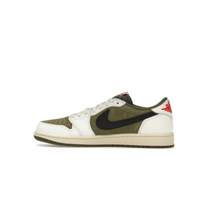 Jordan 1  Travis Scott Low Medium Olive lo