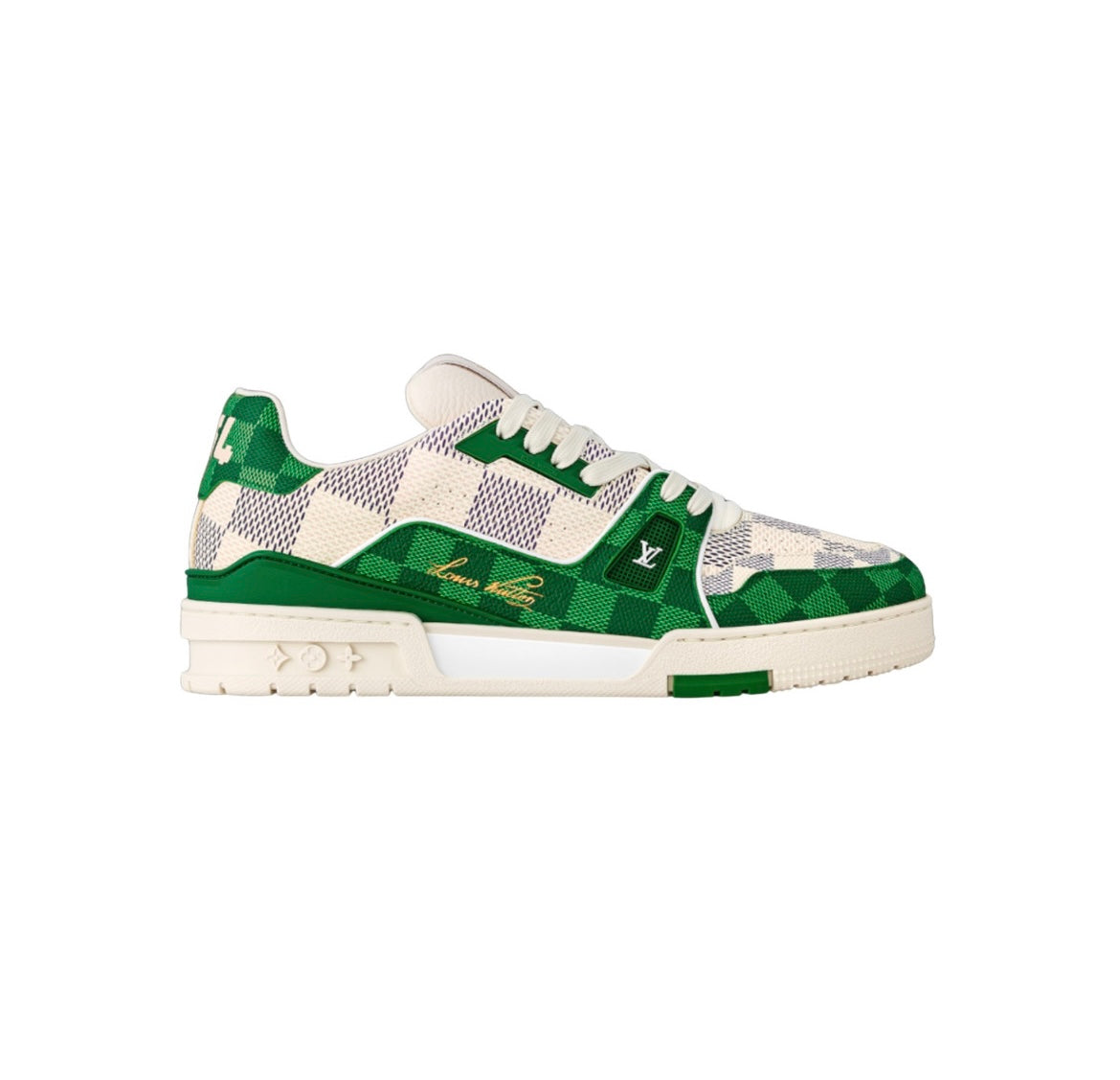 Louis Vuitton LV Trainer Damier White Green