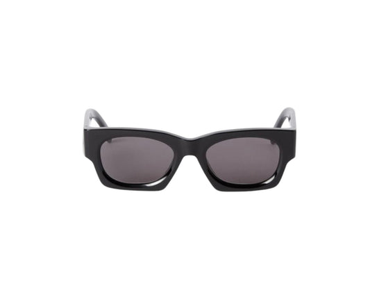 PALM ANGELS - BODIE SUNGLASSES BLACK DARK GREY