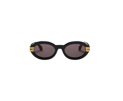 PALM ANGELS - HARMONY SUNGLASESS BLACK DARK GRAY