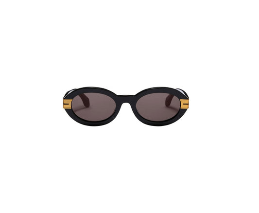 PALM ANGELS - HARMONY SUNGLASESS BLACK DARK GRAY