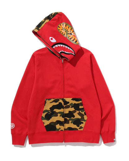 BAPE Shark Full Zip Hoodie Red