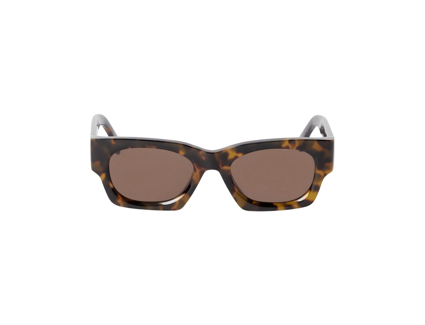 PALM ANGELS - BODIE SUNGLASSES HAVANA BROWN