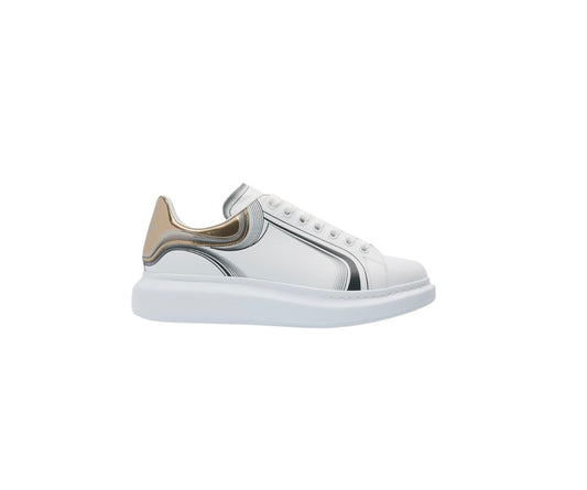 Alexander Mcqueen sneaker LAR./SU.LE./FOOTB.PR color WHITE/VAINILLA/BLK