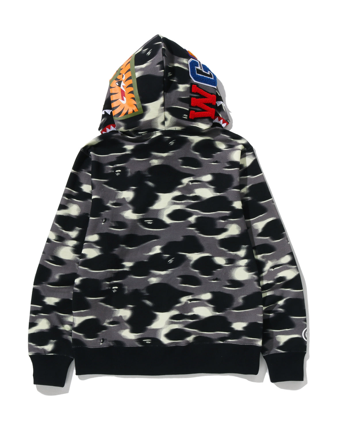 BAPE Screen Camo Shark full-zip hoodie
