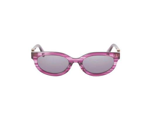 OFF-WHITE - SPARKS SUNGLASSES STRIPED PURPLE DARK GREY