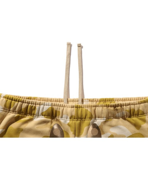 Bape Yellow Camo Shark sweat pants