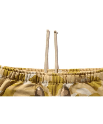 Bape Yellow Camo Shark sweat pants