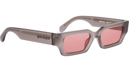 PALM ANGELS - HYDE SUNGLASSES GREY PEACH ORANGE