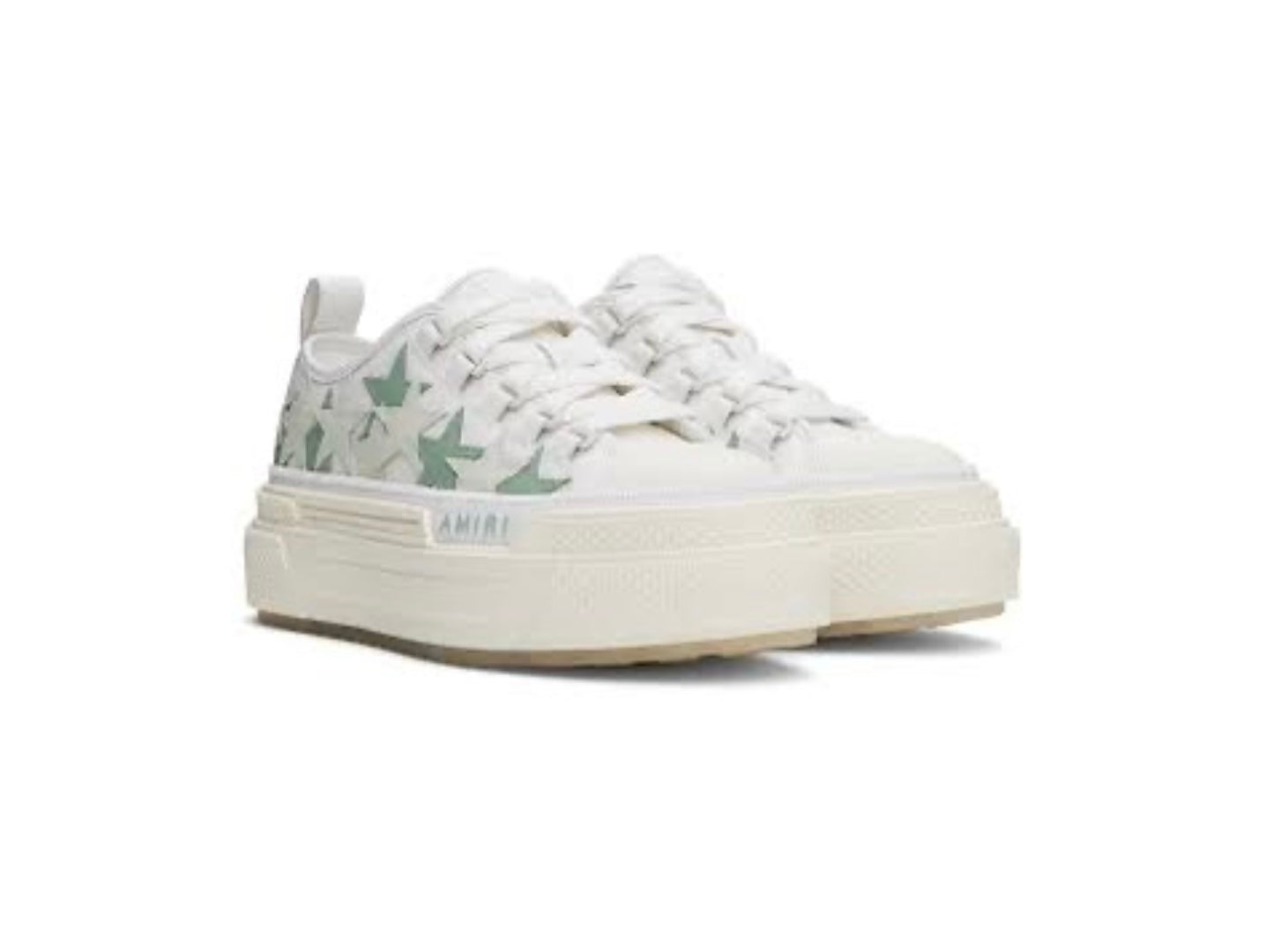 Amiri Stars Court Green and White