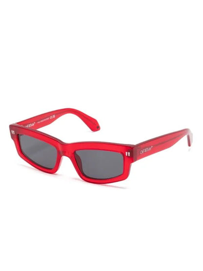 OFF-WHITE - MIRAMAR SUNGLASSES RED DARK GREY