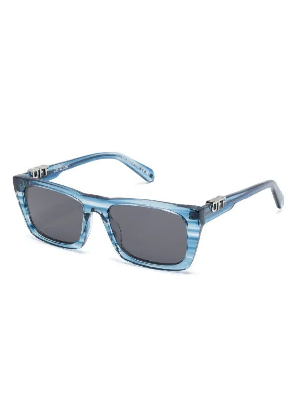 OFF-WHITE - ALBANY SUNGLASSES ATRIPED BLUE BLACK GREY