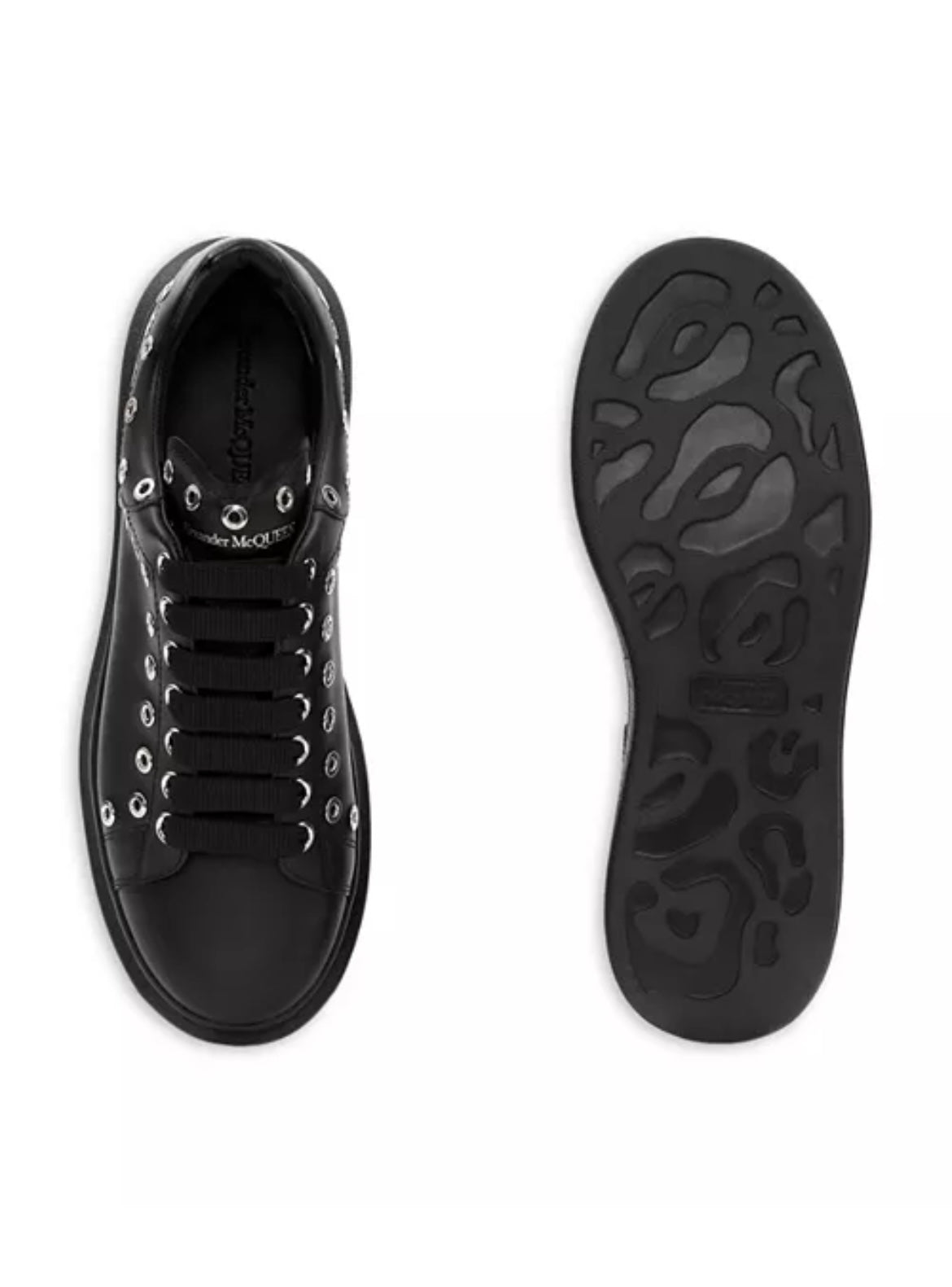 Alexander Mcqueen sneaker LARRY color negro/ plateado