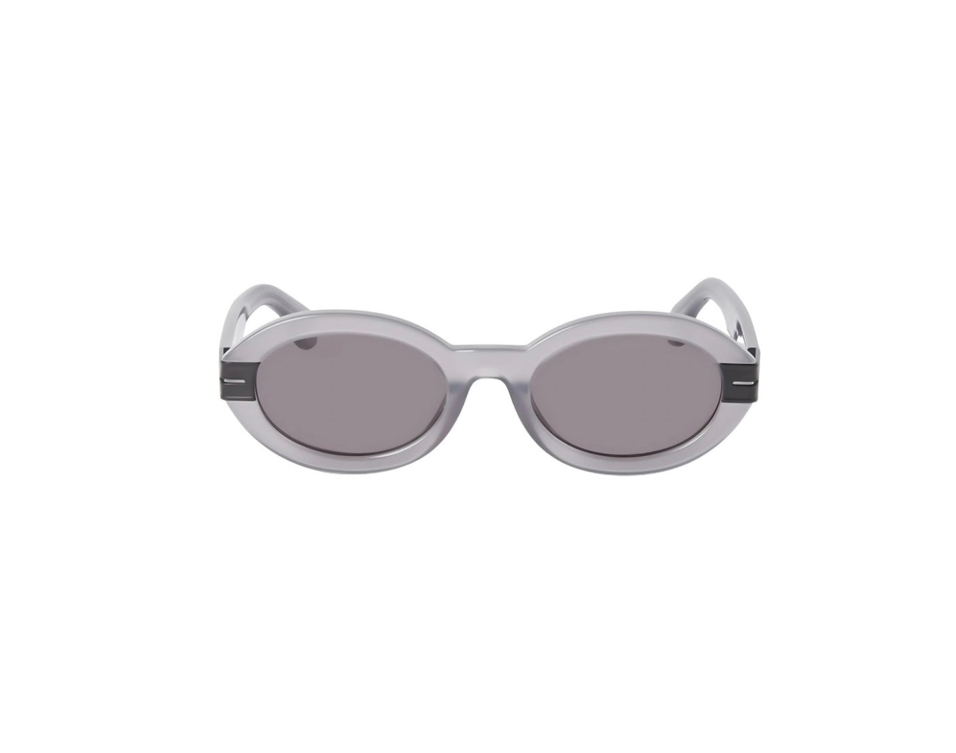 PALM ANGELS - HARMONY SUNGLASSES GREY DARK GREY