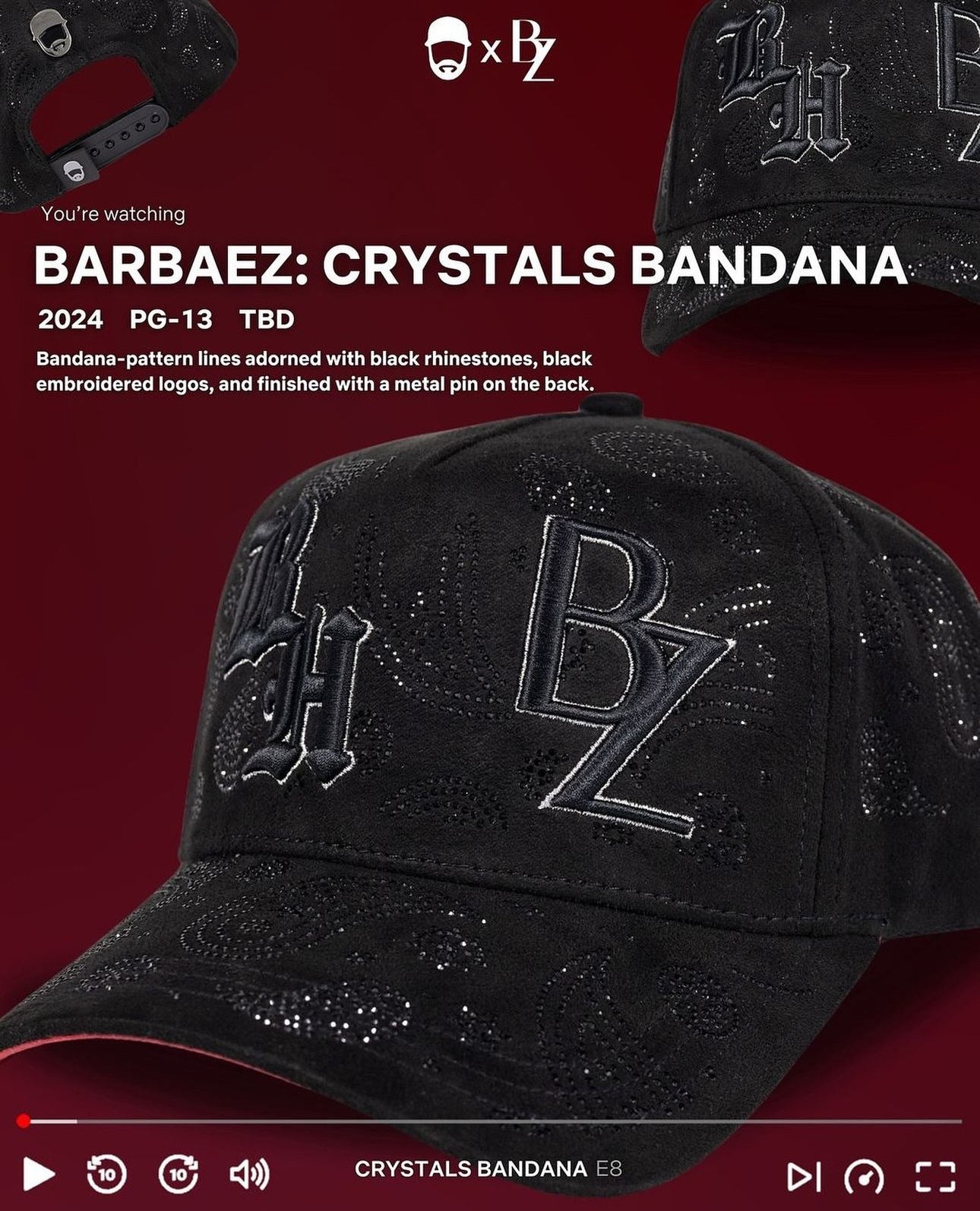 Baez X Barbas Bandana