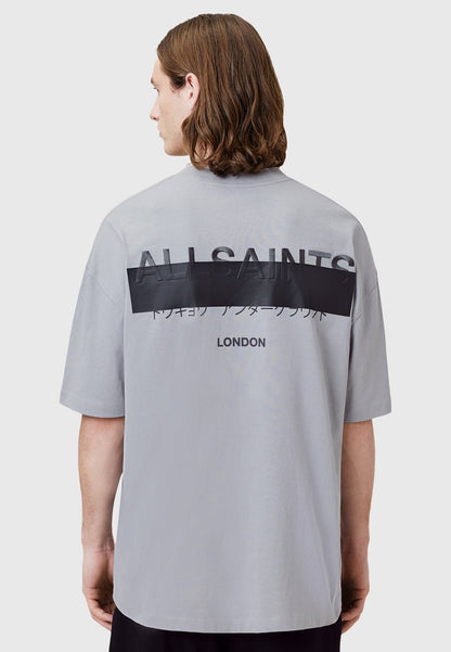 AllSaints REDACT SS CREW Gris