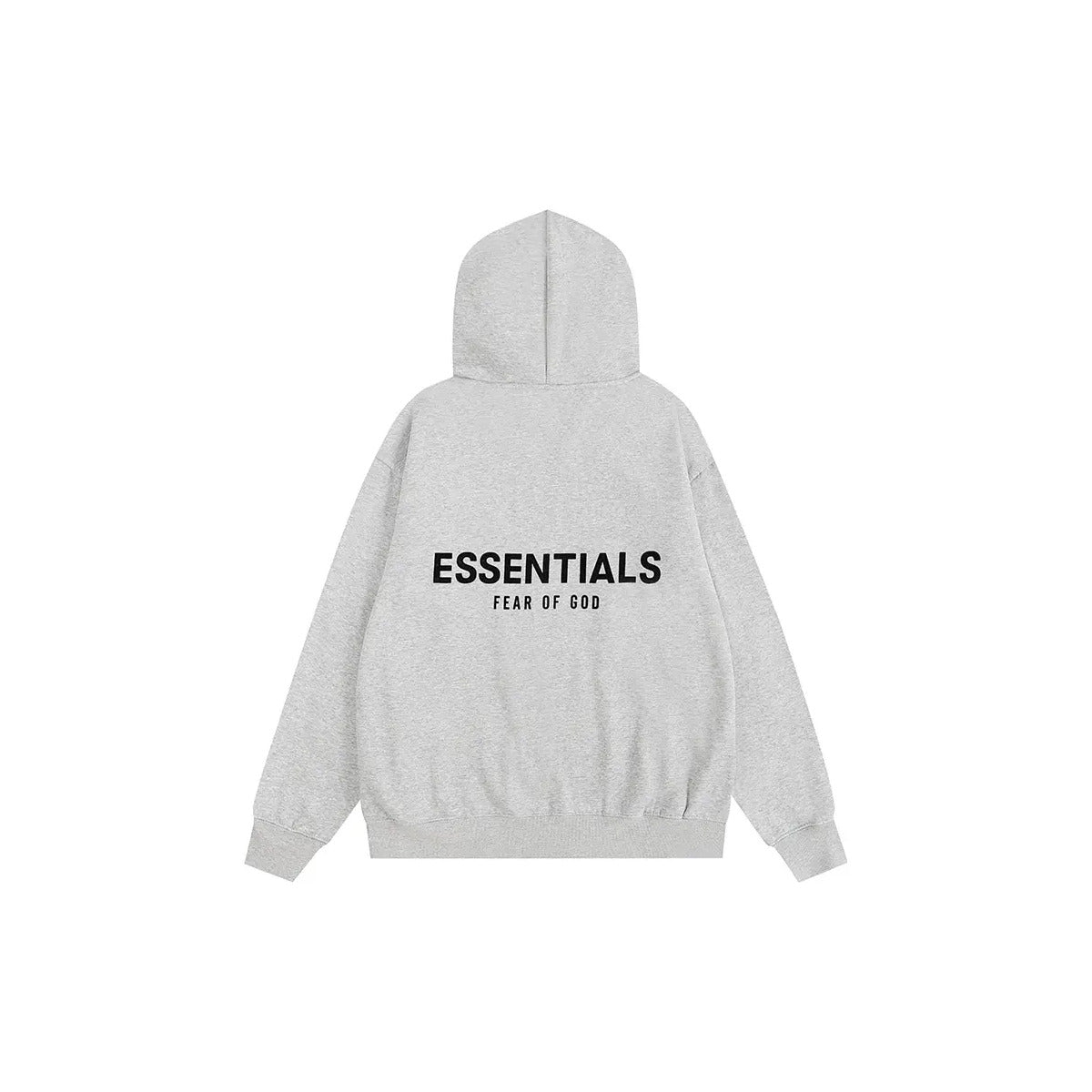 ESSENTIALS hoodie Fleece PULLOVER gris