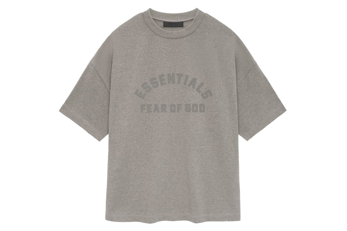 Essentials Core Collection Heavy S/S Tee Gris jaspeado