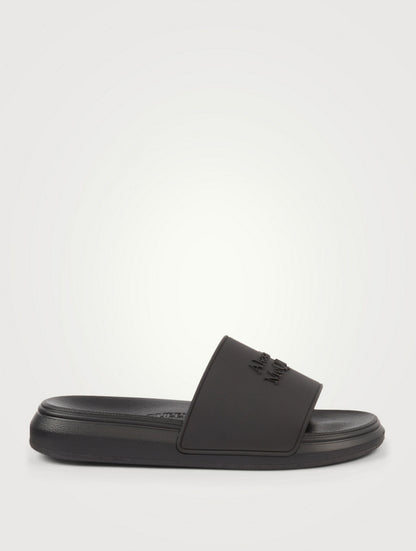 Alexander Mcqueen Logo Pool Slide Sandals
