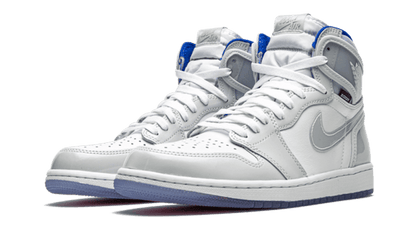 air jordan 1 hi zoom air White racer blue