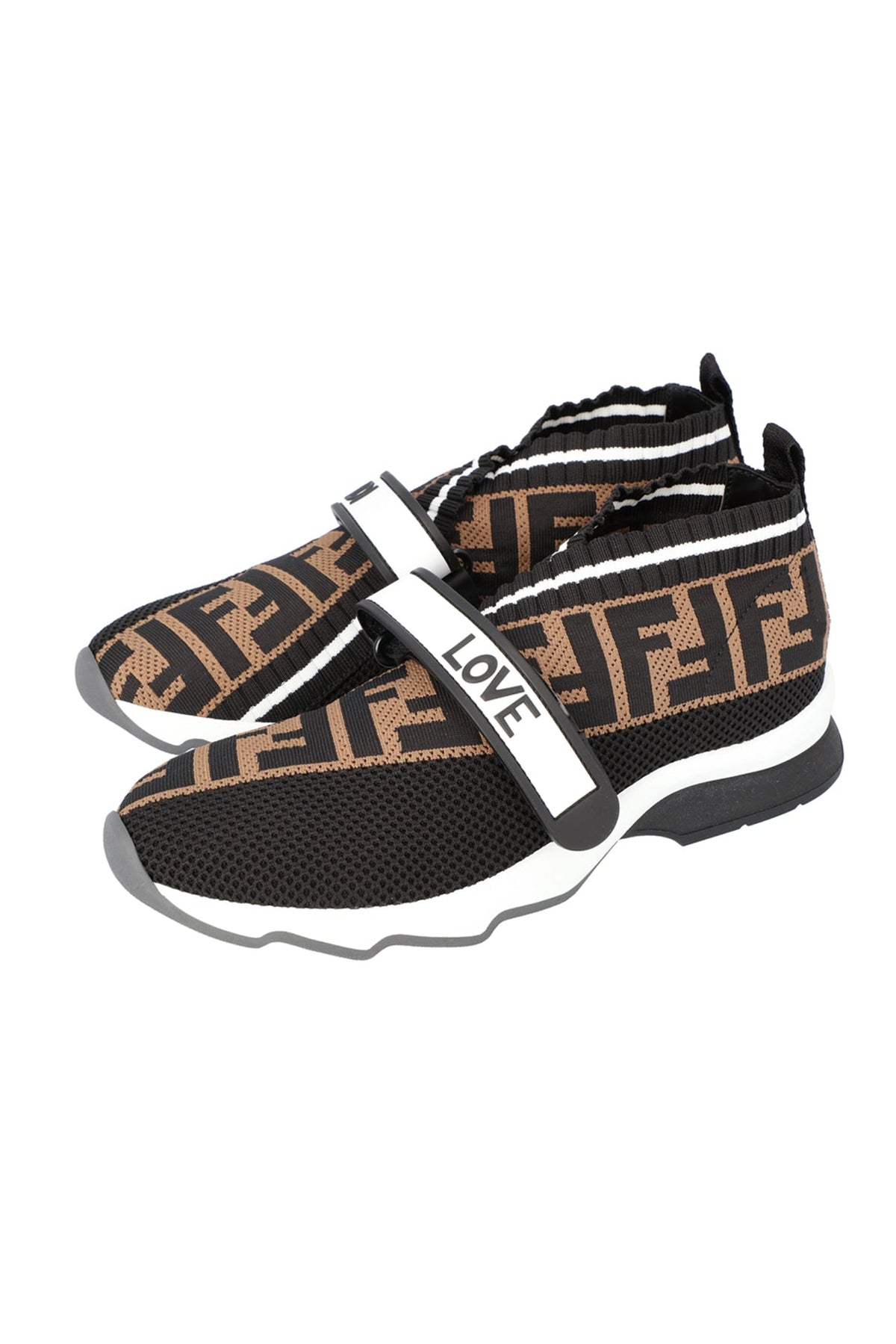 Tenis Fendi Rockoko Love Zucca