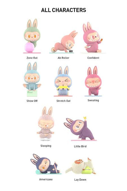 Pop Mart Labubu Lazy yoga